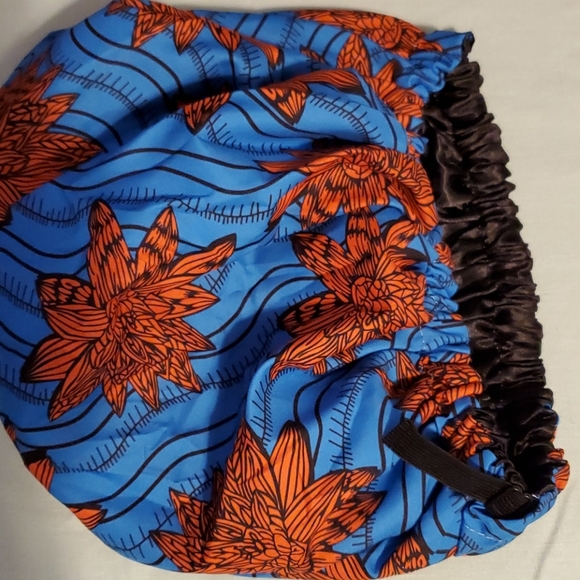NWT XL African Pattern Print Adjustable Sleep Cap - Picture 7 of 9
